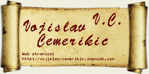 Vojislav Čemerikić vizit kartica